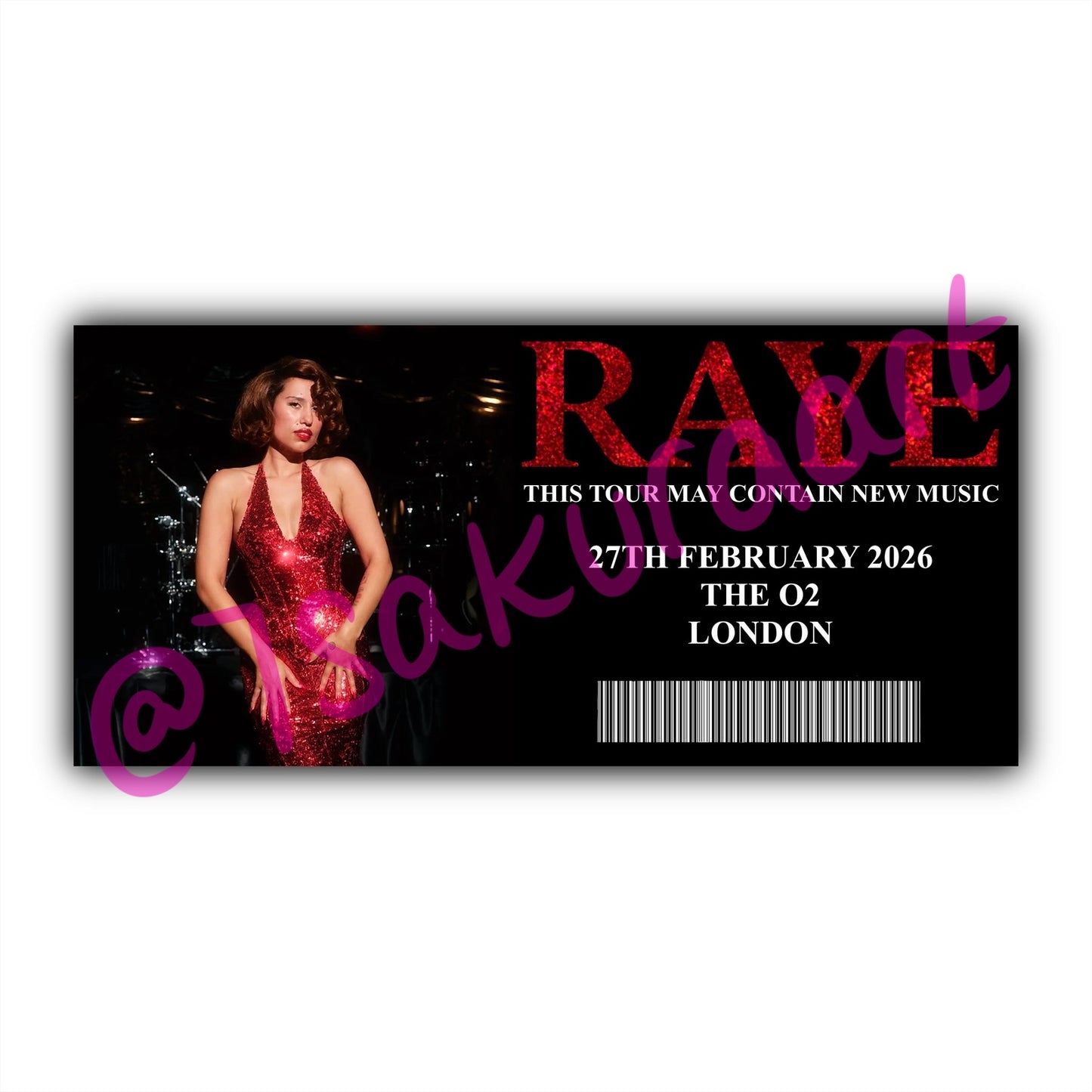 R 2026 Tour Souvenir Tickets