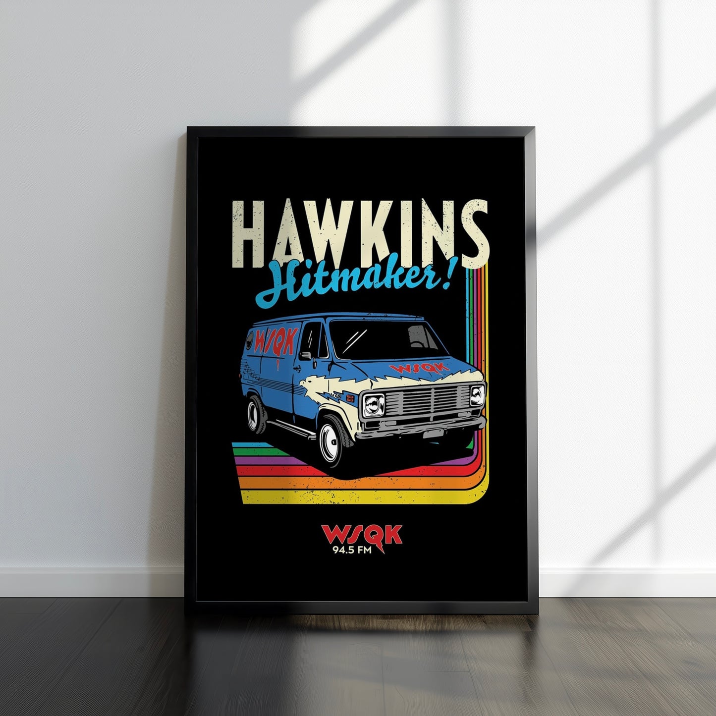 80s Sci-Fi TV Show Inspired Art Print, Season 5