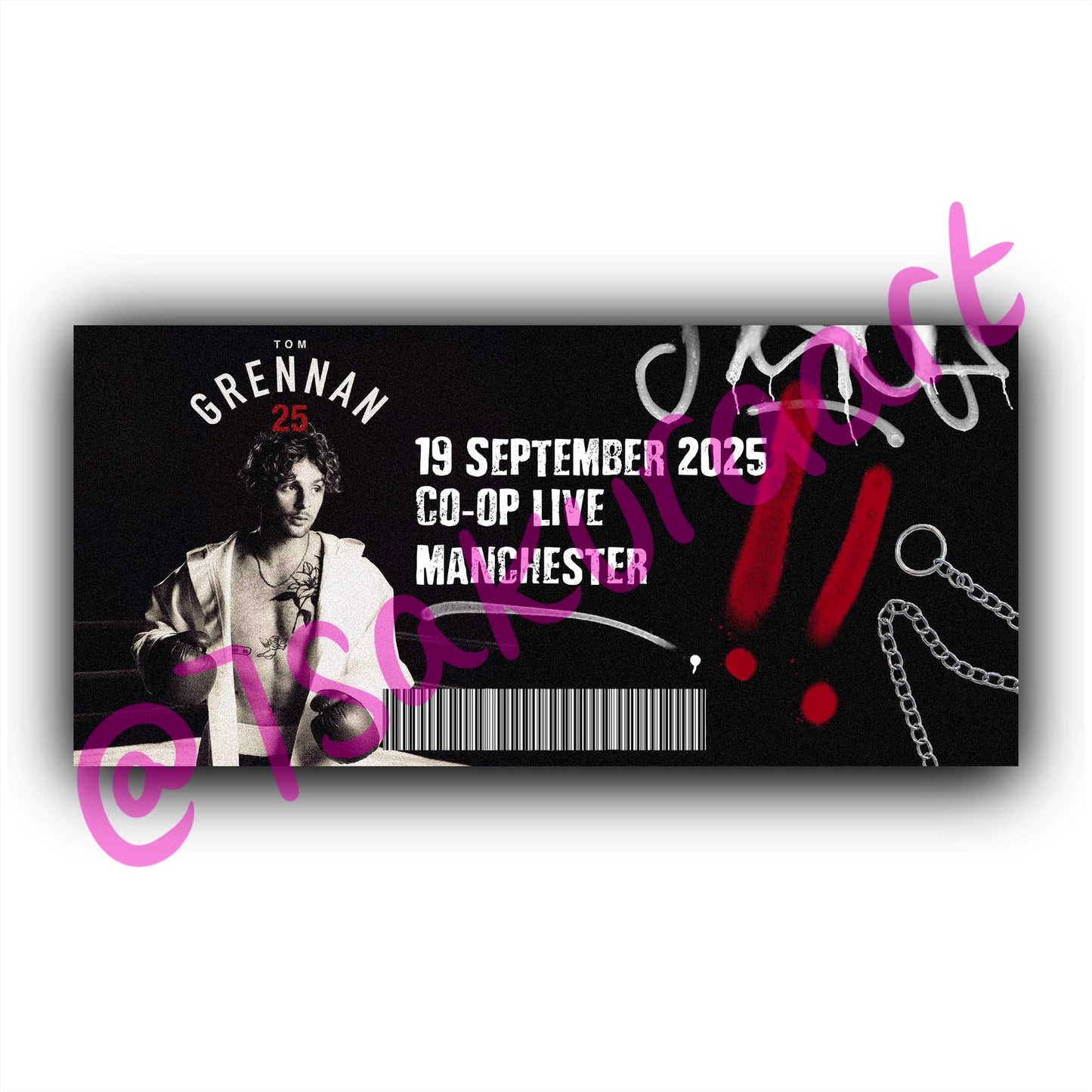 TG 2025 Tour Souvenir Tickets