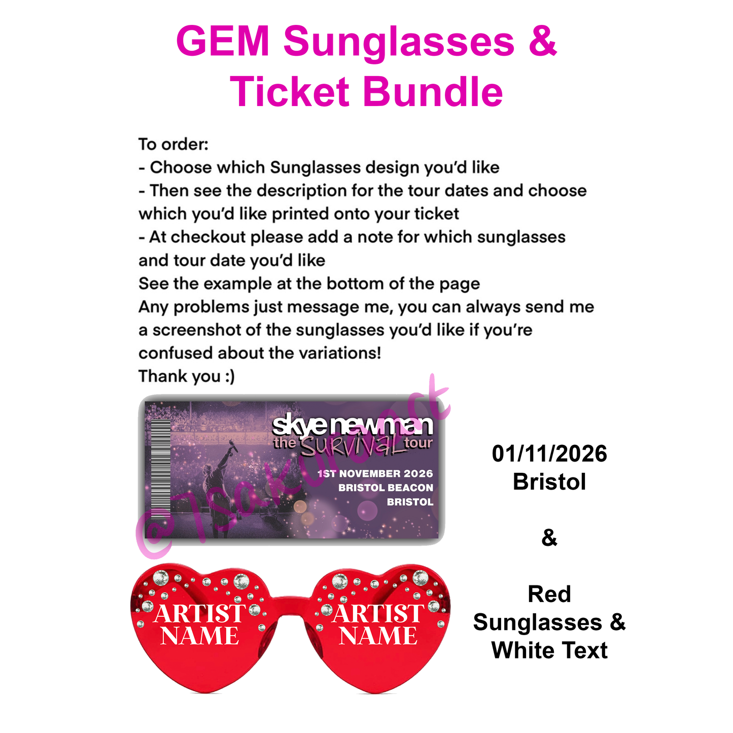 SN 2026 Tour Sunglasses
