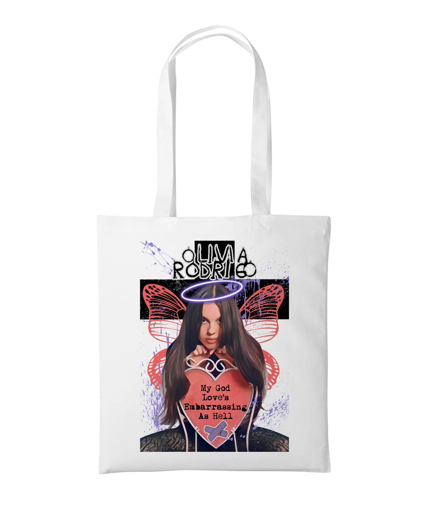 Love is embarrassing Tote Bag