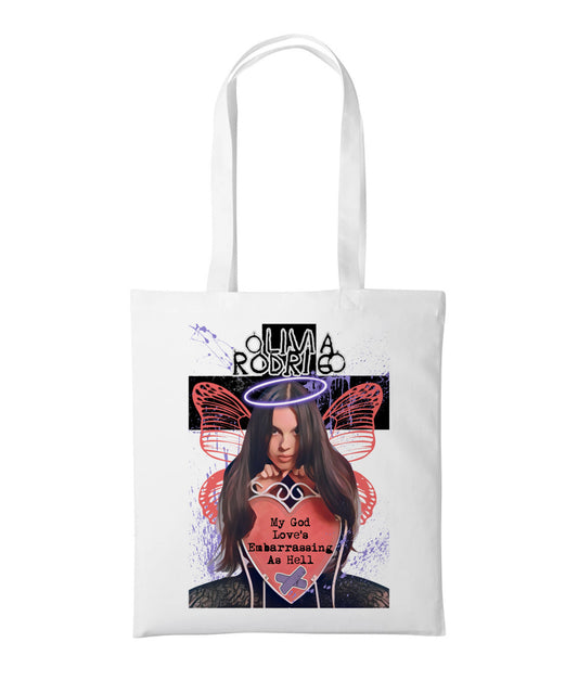 Love is embarrassing Tote Bag