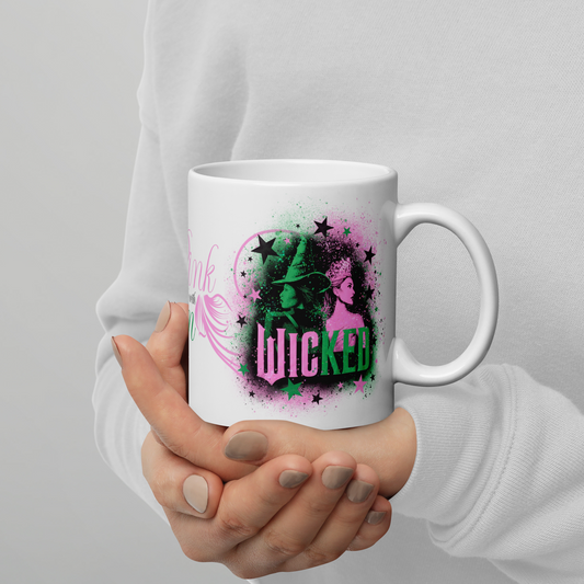Pink goes good with Green Mug
