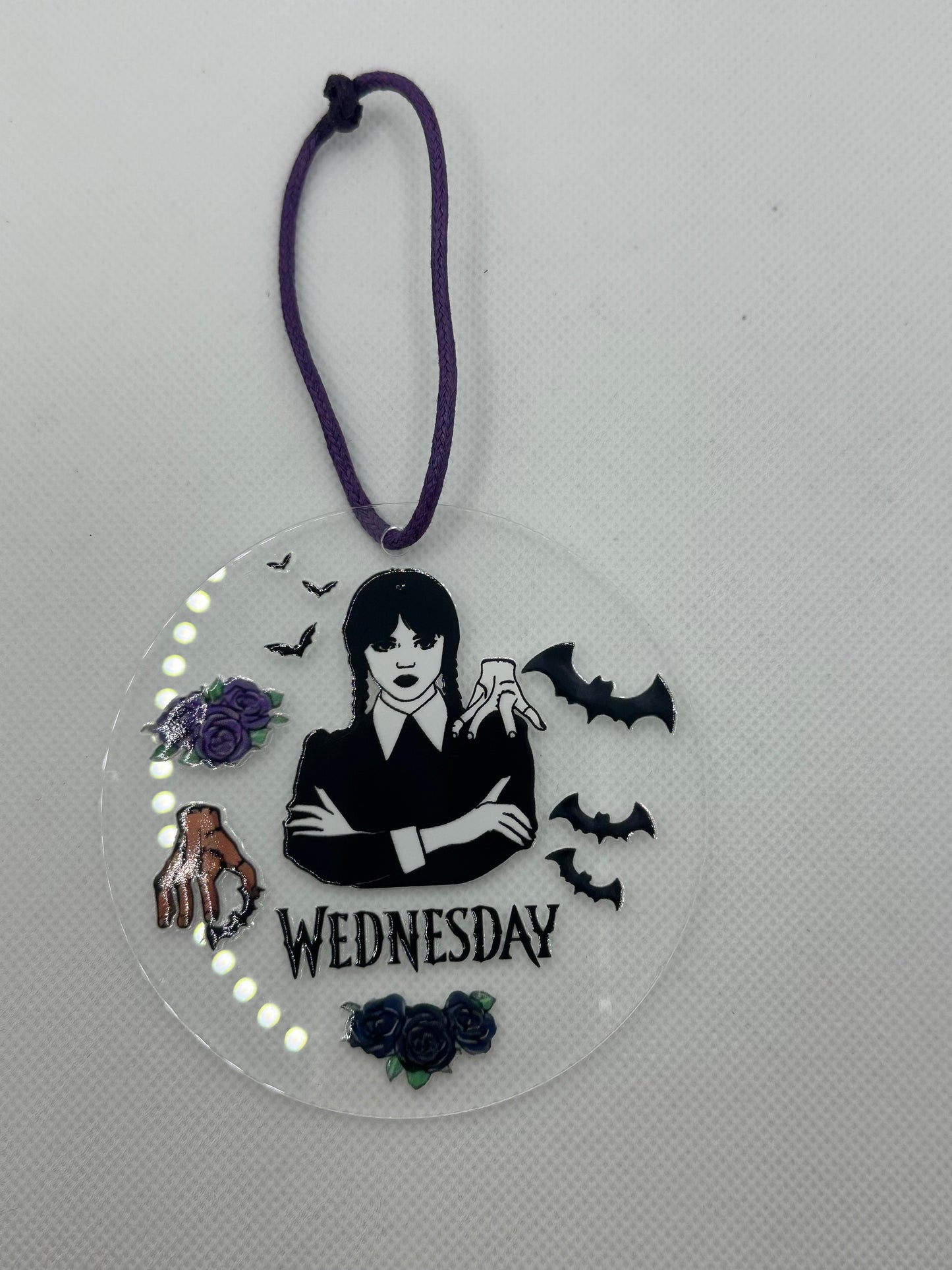 Gothic Girl Hanging Decoration, Fantasy Ornament