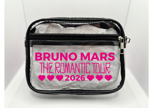 BM 2026 Tour Concert Bag Clear Stadium Approved PVC Concert Crossbody Bag