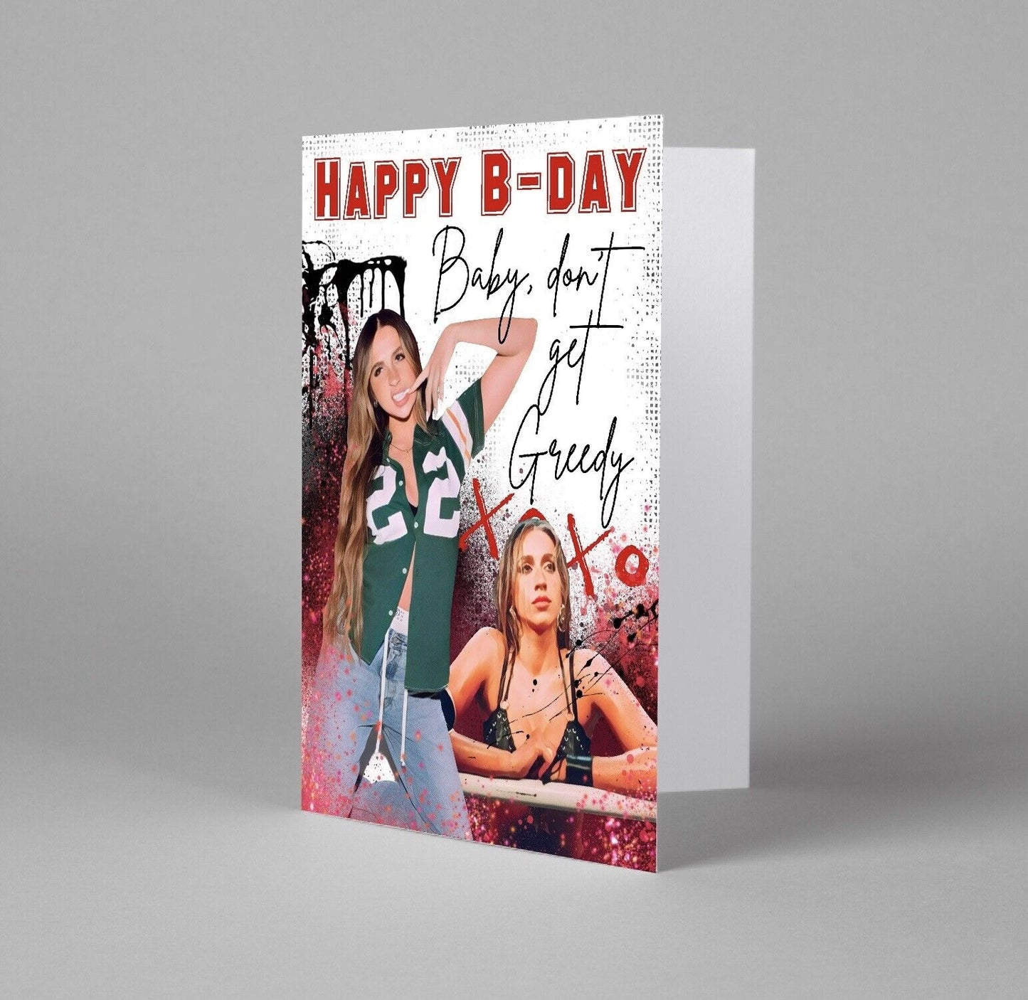 Popstar Birthday Card