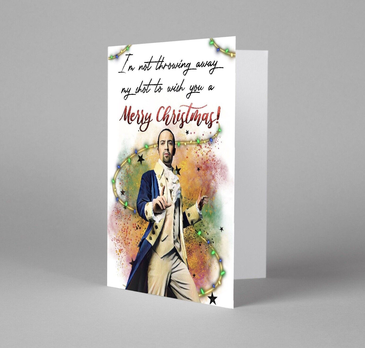H Musical Christmas Card, AH Card