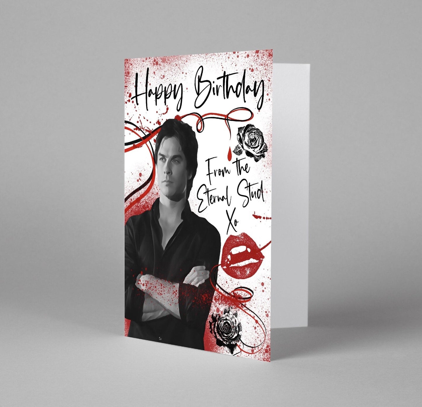 Vampire Birthday Card