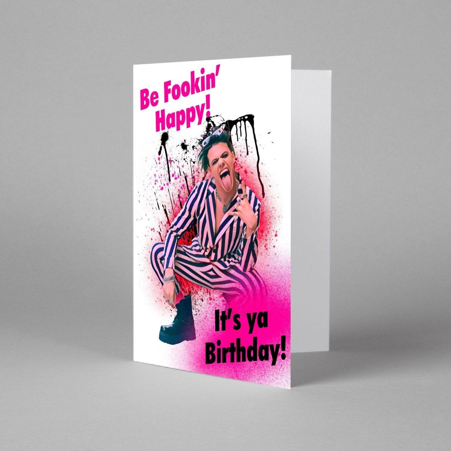YB inspired Birthday Card - DISCOUNTED
