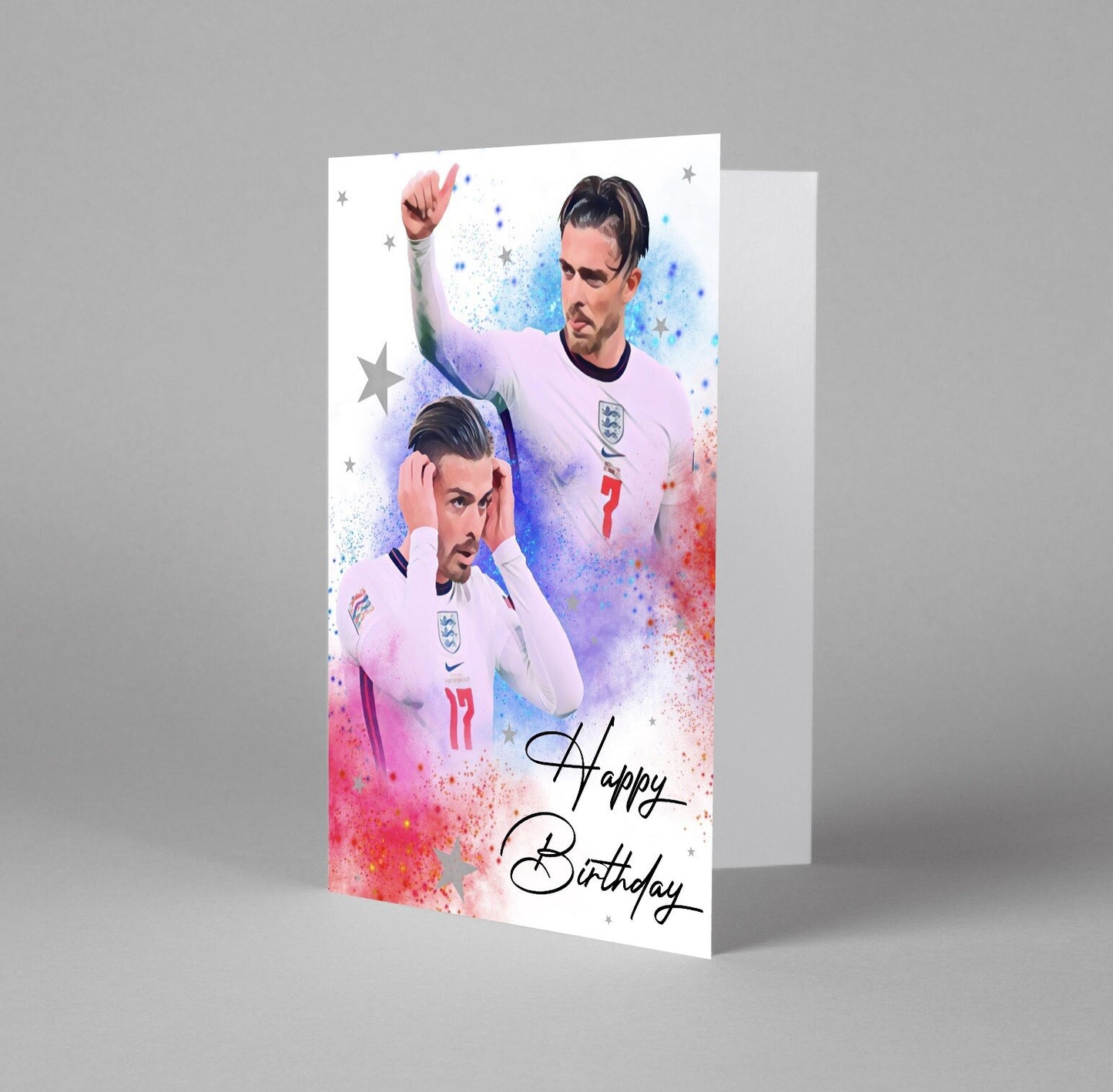 JG Football Birthday Card