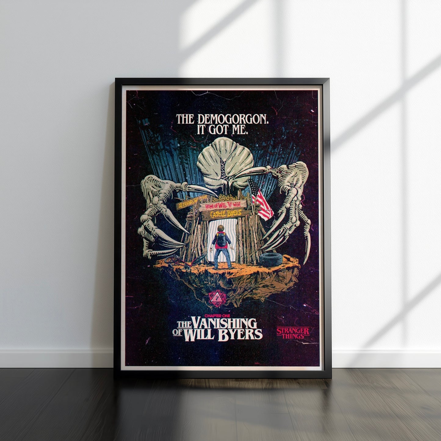 80s Sci-Fi TV Show Inspired Art Print, Season 1