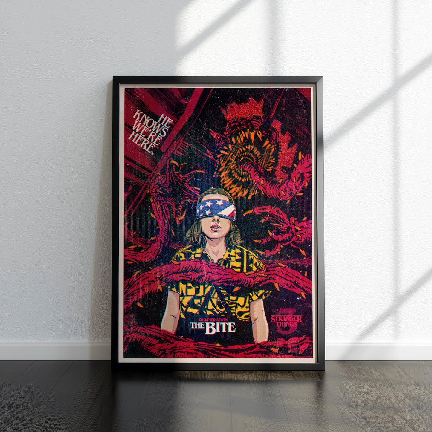 80s Sci-Fi TV Show Inspired Art Print, Season 3