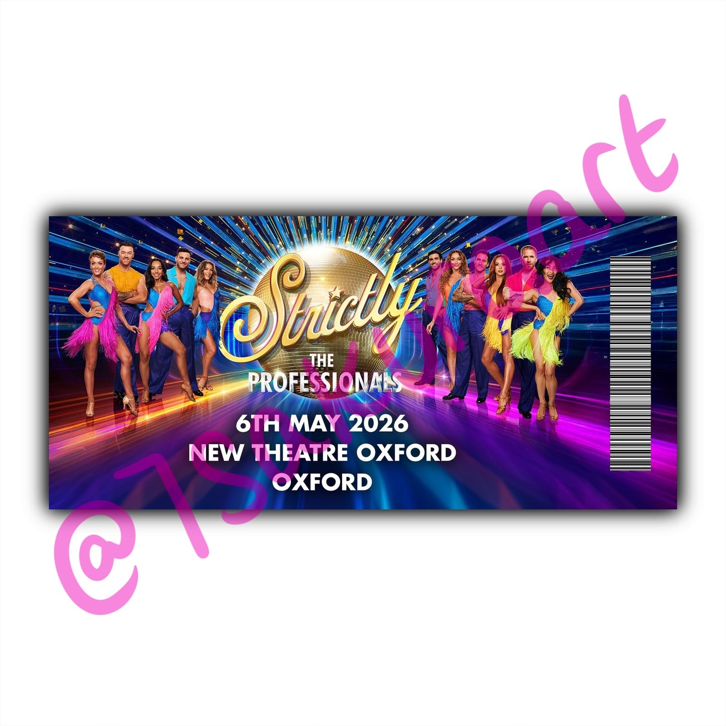SCD The Professionals 2026 Tour Souvenir Tickets
