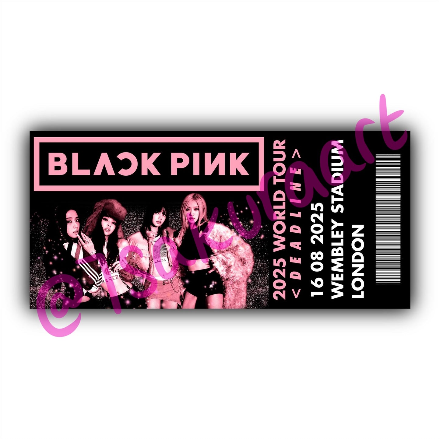 K-Pop Deadline 2025 Tour Souvenir Tickets