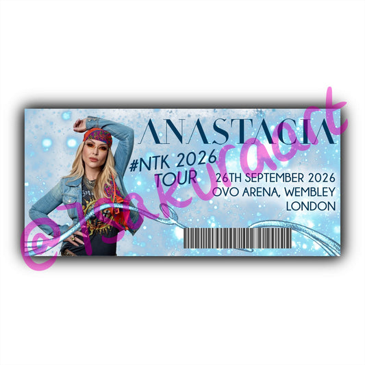 A 2026 Tour Souvenir Tickets