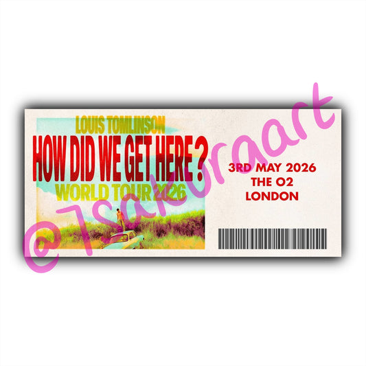 LT 2026 Tour Souvenir Tickets