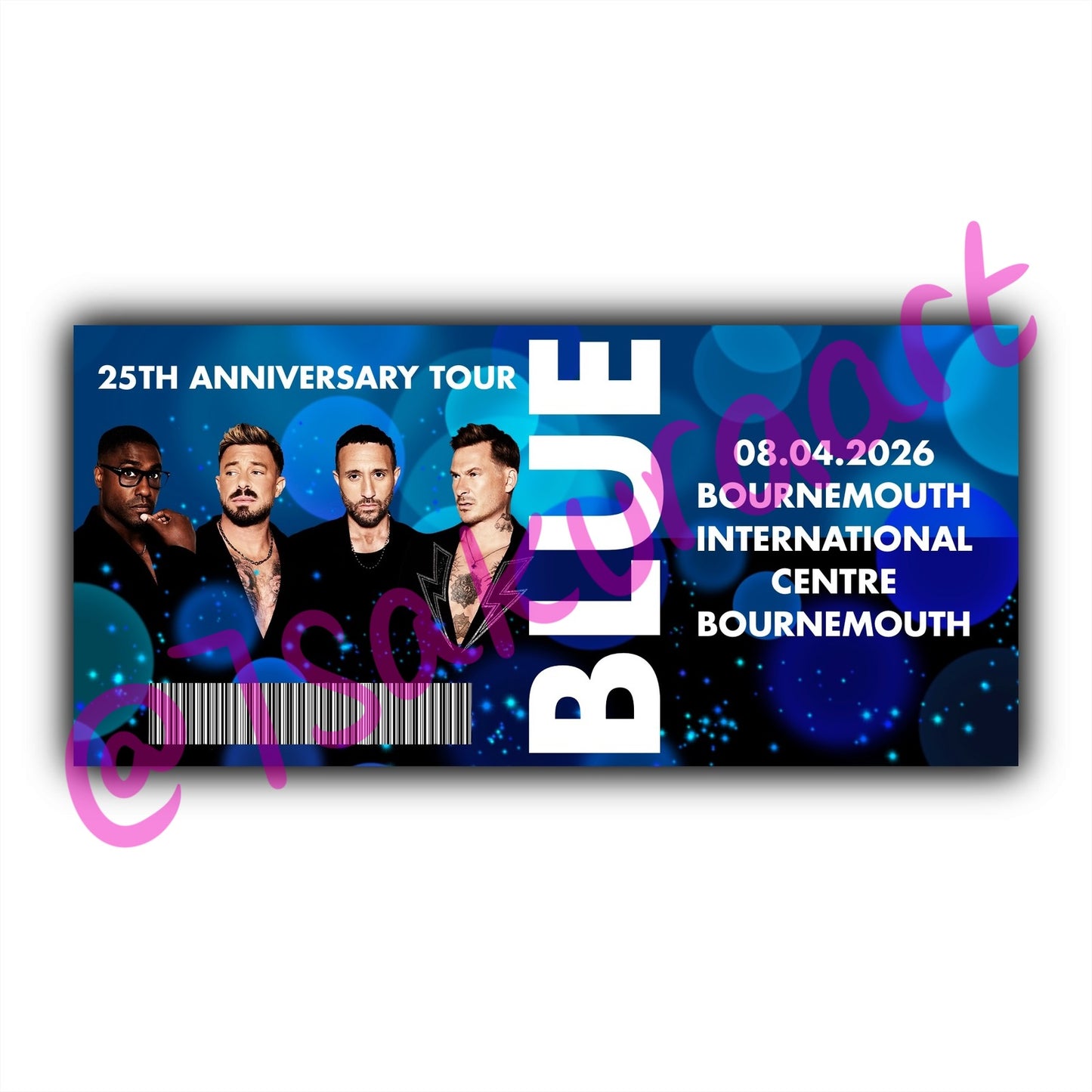 B, 25th Anniversary Tour Souvenir Tickets, 2026 Tour