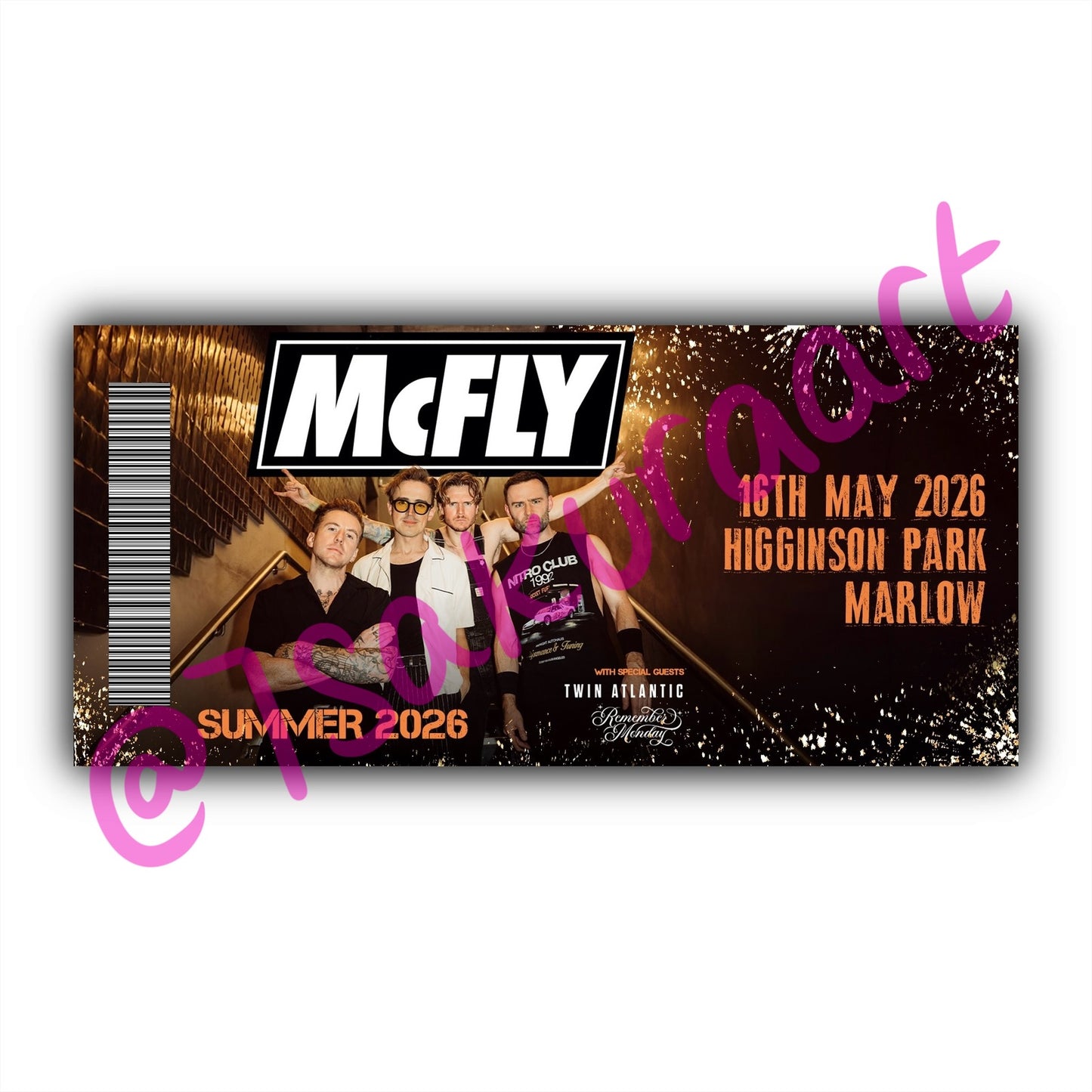 M 2026 Tour Souvenir Tickets