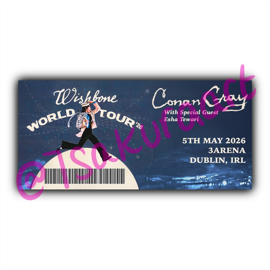 CG 2026 Tour Souvenir Tickets