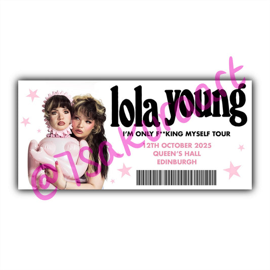 LY 2025 Tour Souvenir Tickets