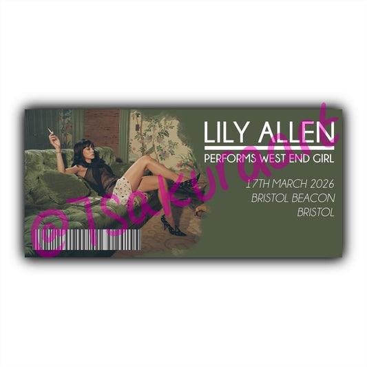 LA 2026 Tour Souvenir Tickets