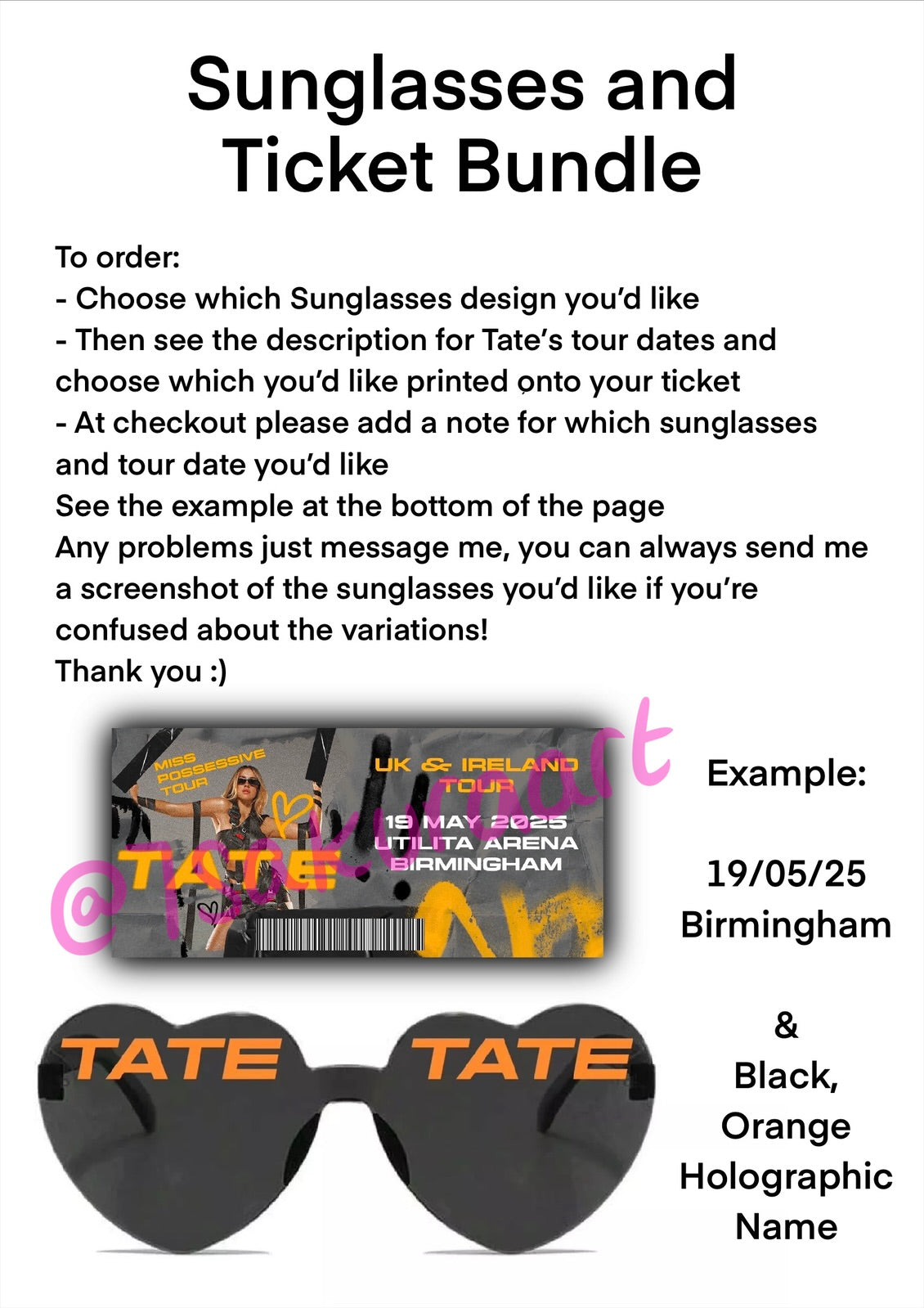 T 2025 Tour Sunglasses