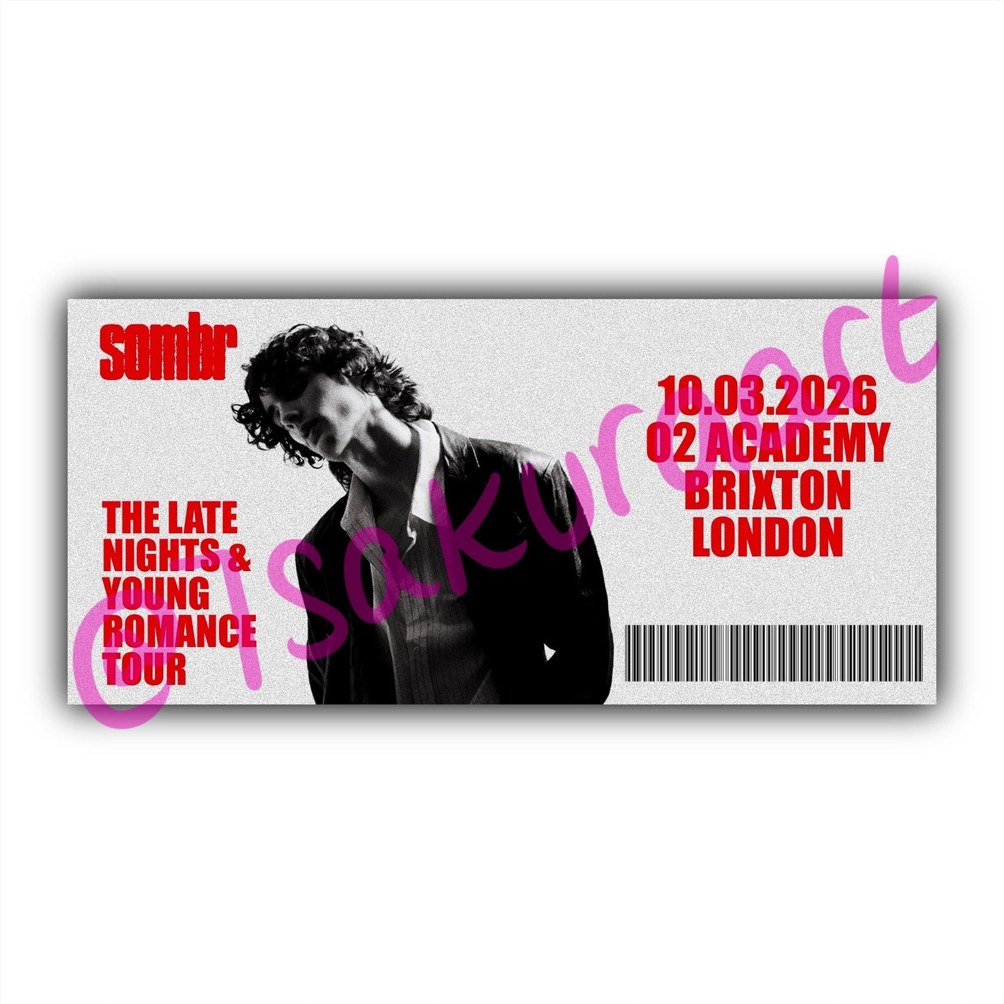 S The Late Nights & Young Romance 2026 Tour Souvenir Tickets