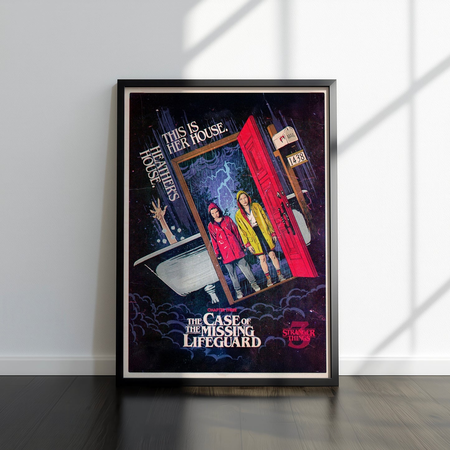 DISCOUNTED A4 80s Sci-Fi TV Show Inspired Art Print, Season 3