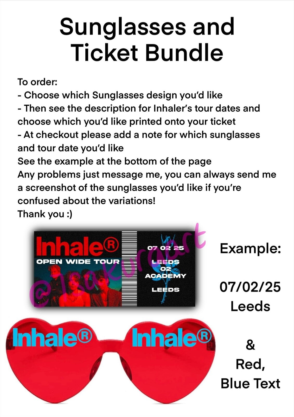 Indie Rock Tour Sunglasses