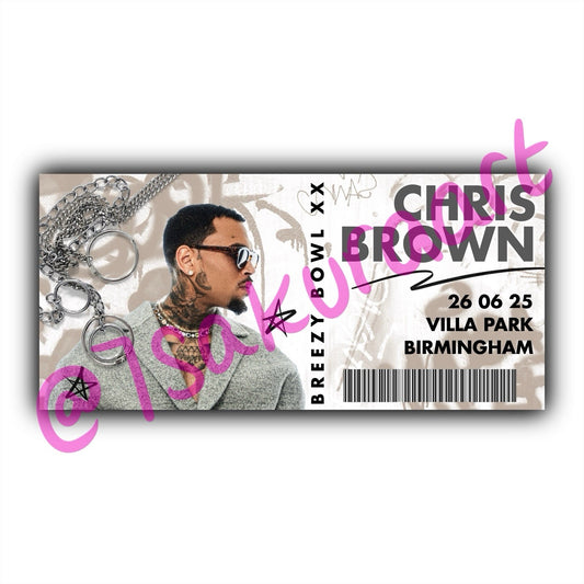 CB 2025 Tour Souvenir Tickets
