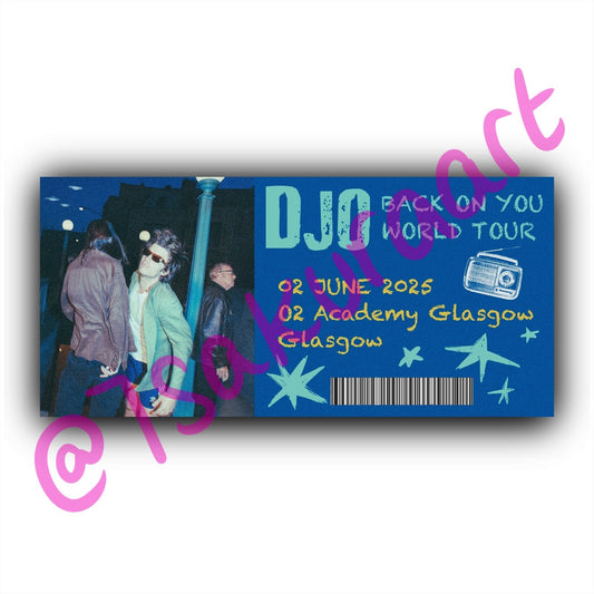 DJO 2025 Tour Souvenir Tickets