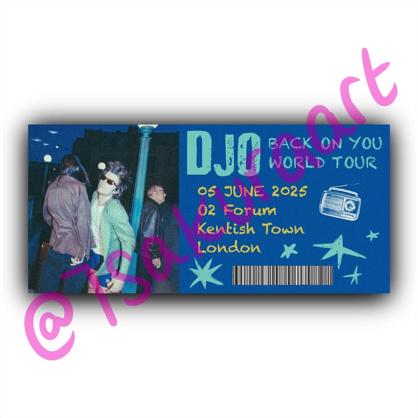 DJO 2025 Tour Souvenir Tickets