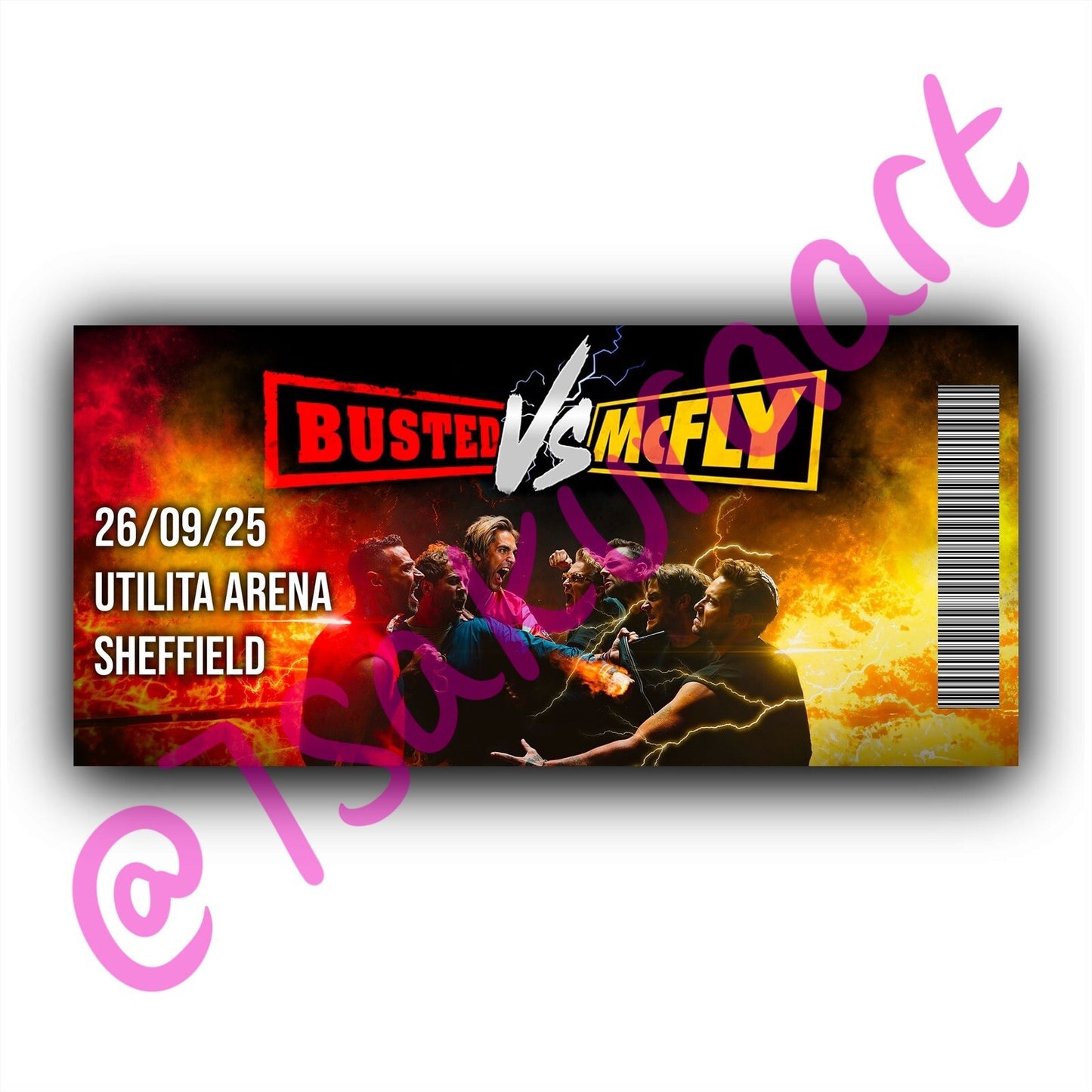 B VS MF 2025 Tour Souvenir Tickets