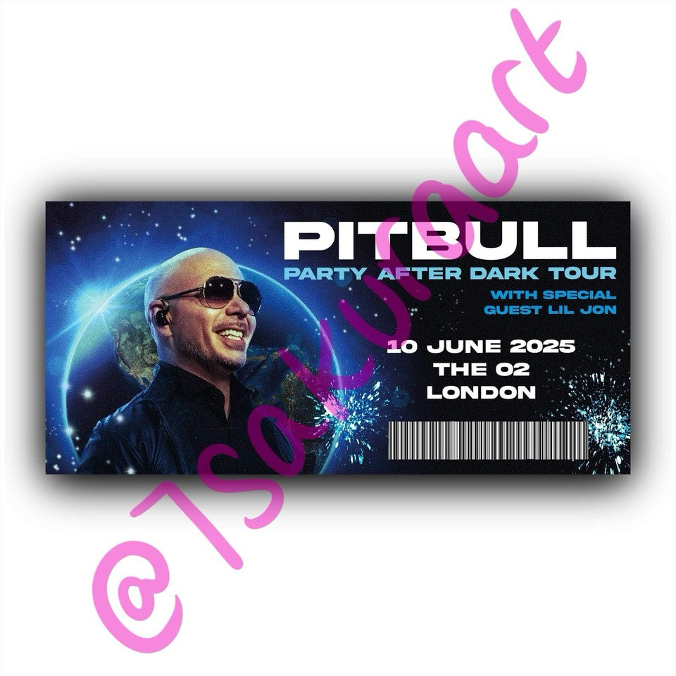 P Party After Dark 2025 Tour Souvenir Tickets