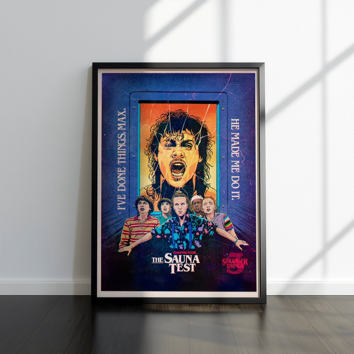 80s Sci-Fi TV Show Inspired Art Print, Season 3
