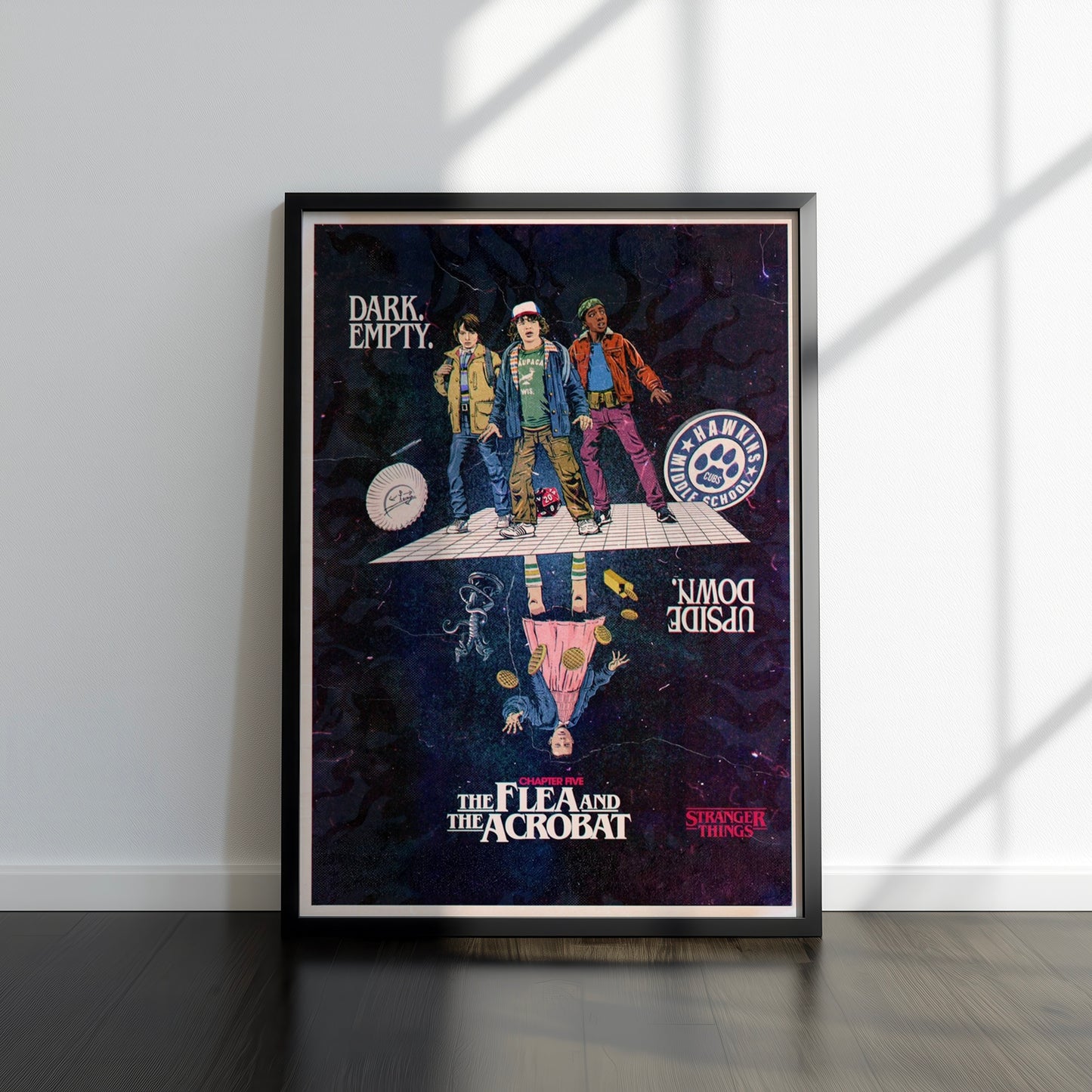 80s Sci-Fi TV Show Inspired Art Print, Season 1