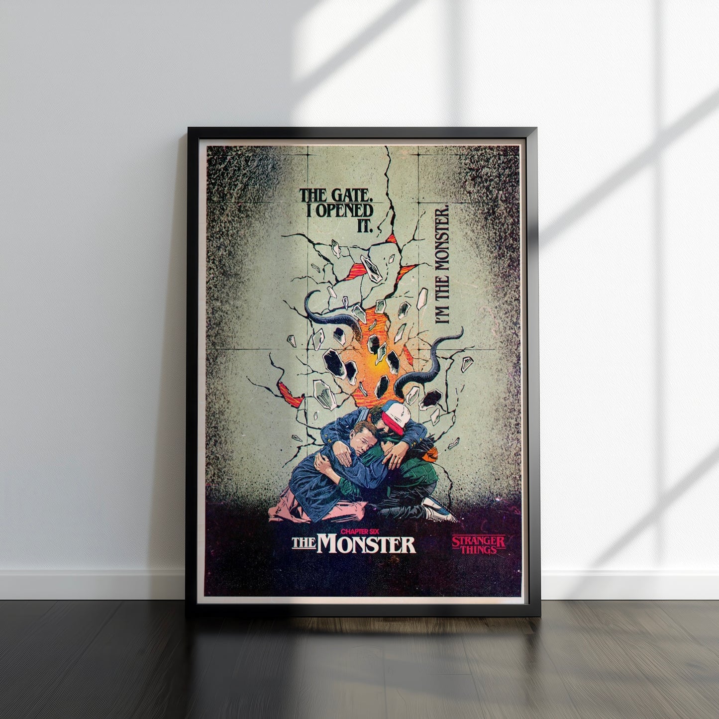 80s Sci-Fi TV Show Inspired Art Print, Season 1