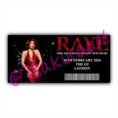 R 2026 Tour Souvenir Tickets