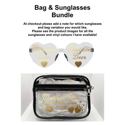 MB 2026 Tour Concert Bag Clear Stadium Approved PVC Concert Crossbody Bag