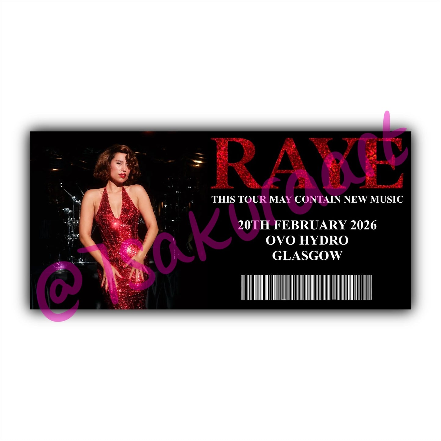 R 2026 Tour Souvenir Tickets