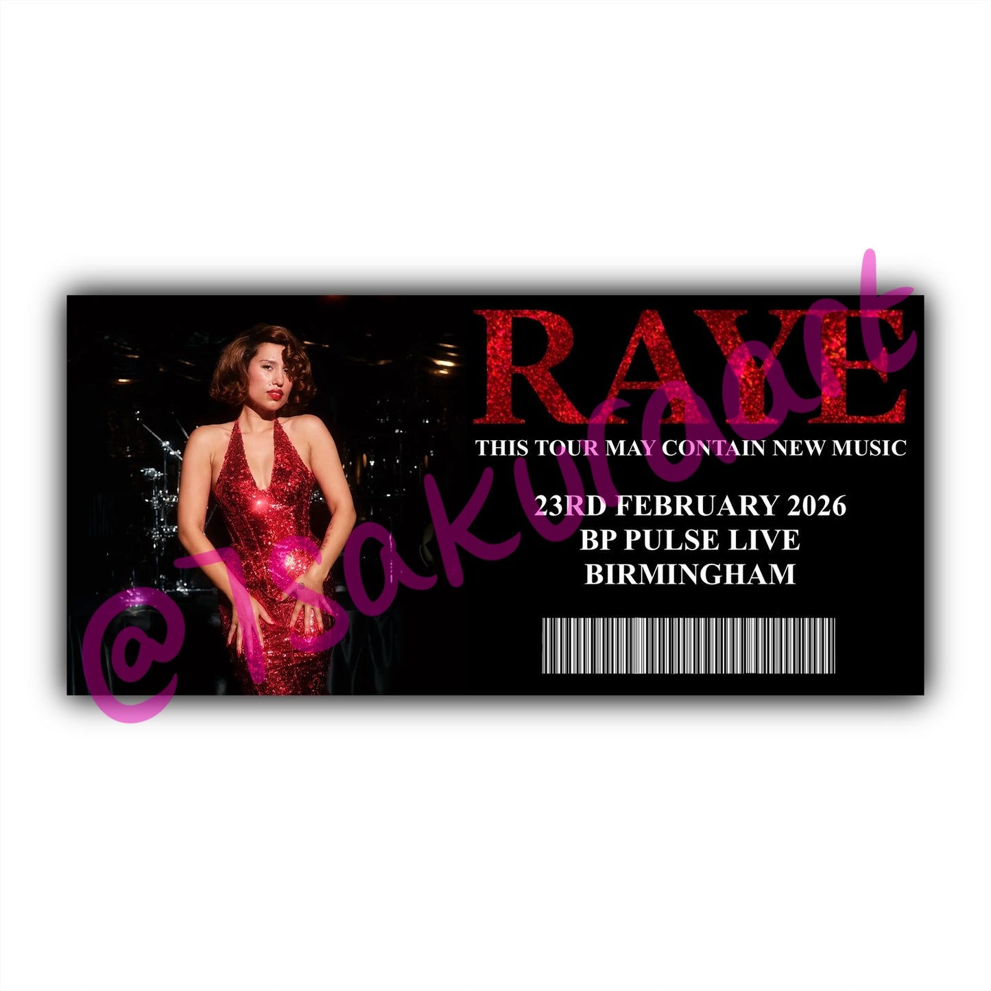 R 2026 Tour Souvenir Tickets