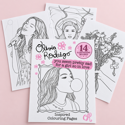 OR A4 Colouring Pack, 14 Colouring Pages, 170gsm Paper Gift