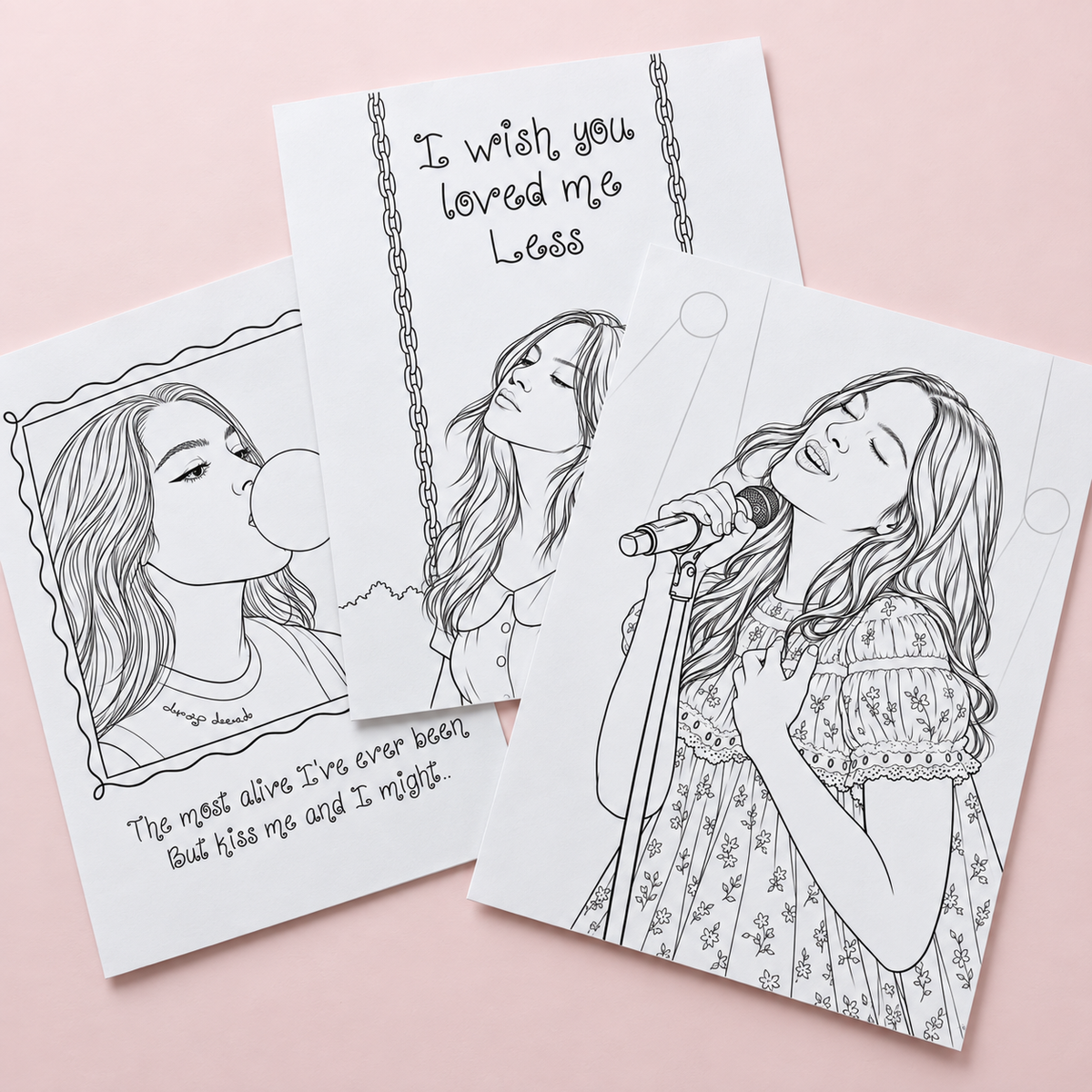 OR A4 Colouring Pack, 14 Colouring Pages, 170gsm Paper Gift