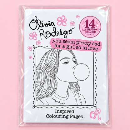 OR A4 Colouring Pack, 14 Colouring Pages, 170gsm Paper Gift