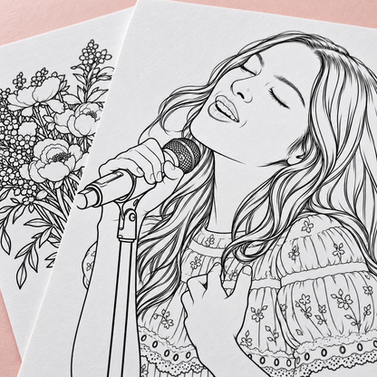 OR A4 Colouring Pack, 14 Colouring Pages, 170gsm Paper Gift
