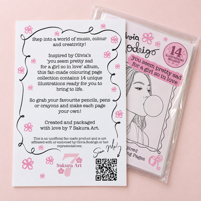 OR A4 Colouring Pack, 14 Colouring Pages, 170gsm Paper Gift