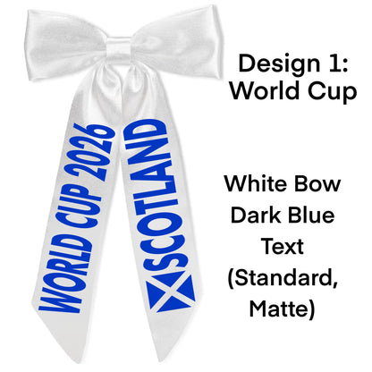 S Football Hair Bows