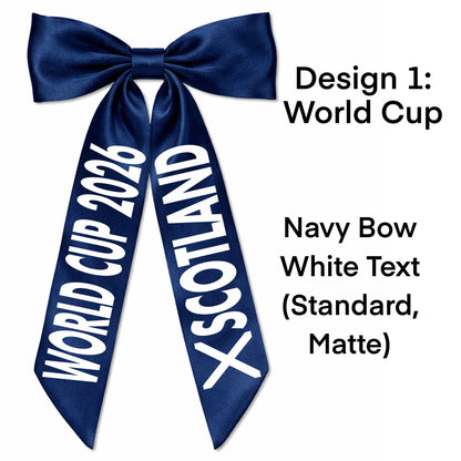 S Football Hair Bows
