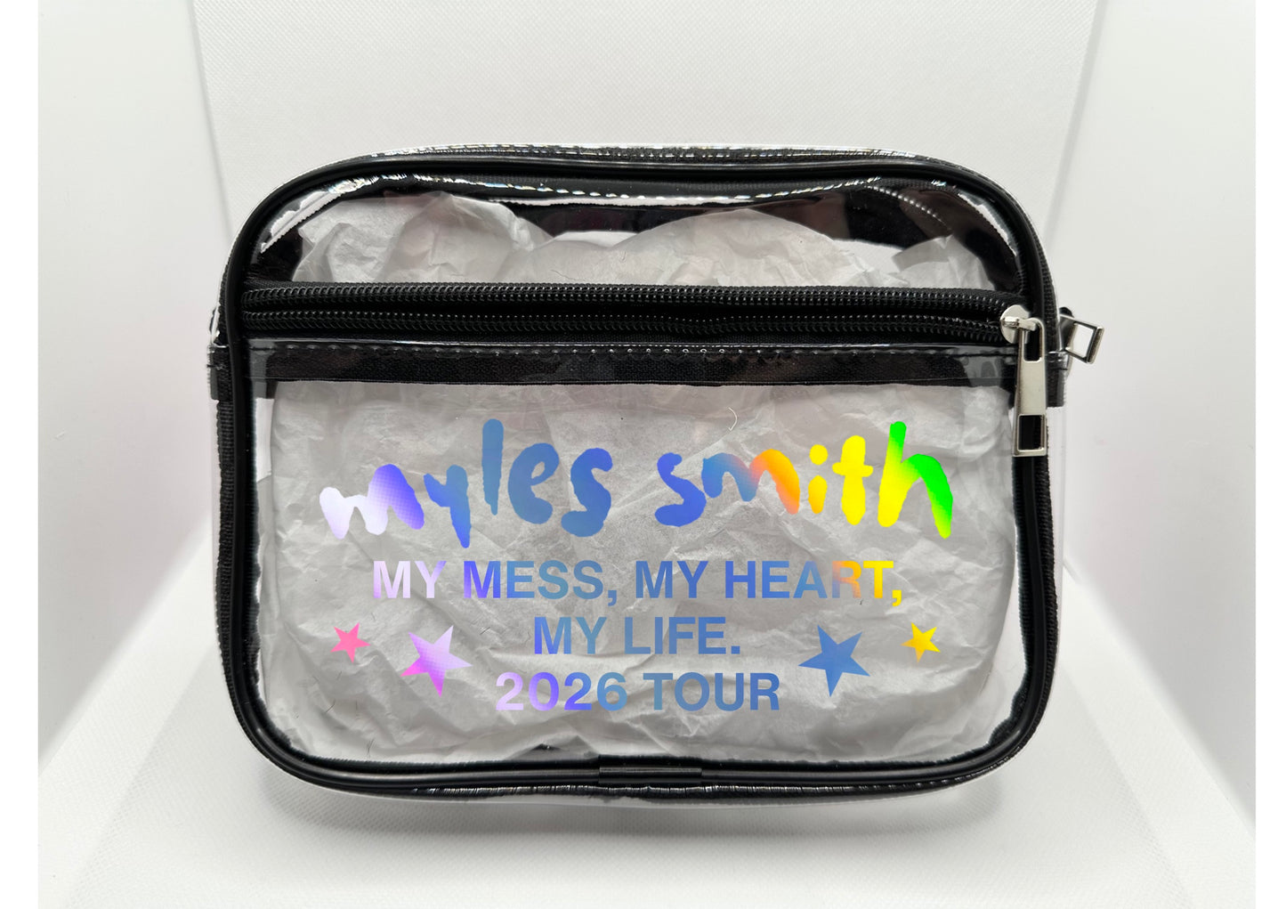 MS 2026 Tour Concert Bag Clear Stadium Approved PVC Concert Crossbody
