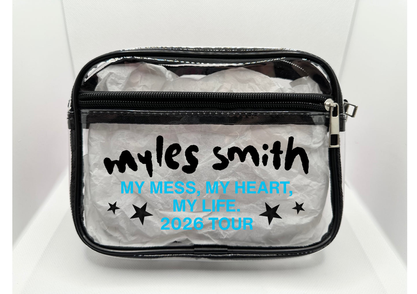 MS 2026 Tour Concert Bag Clear Stadium Approved PVC Concert Crossbody